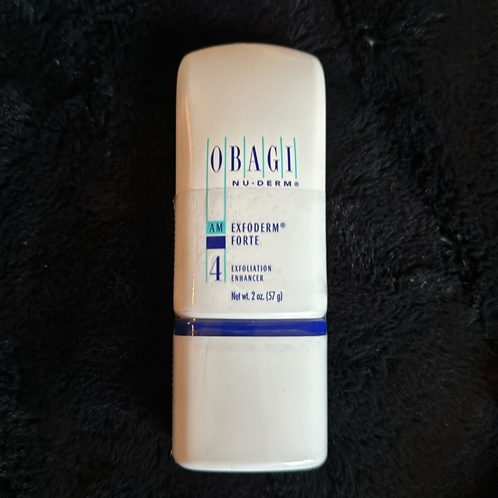 Obagi Nu-Derm Exoderm Forte #4, New/ factory sealed 2oz.